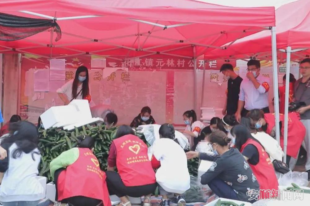 志愿者正在分装打包爱心物资.jpg