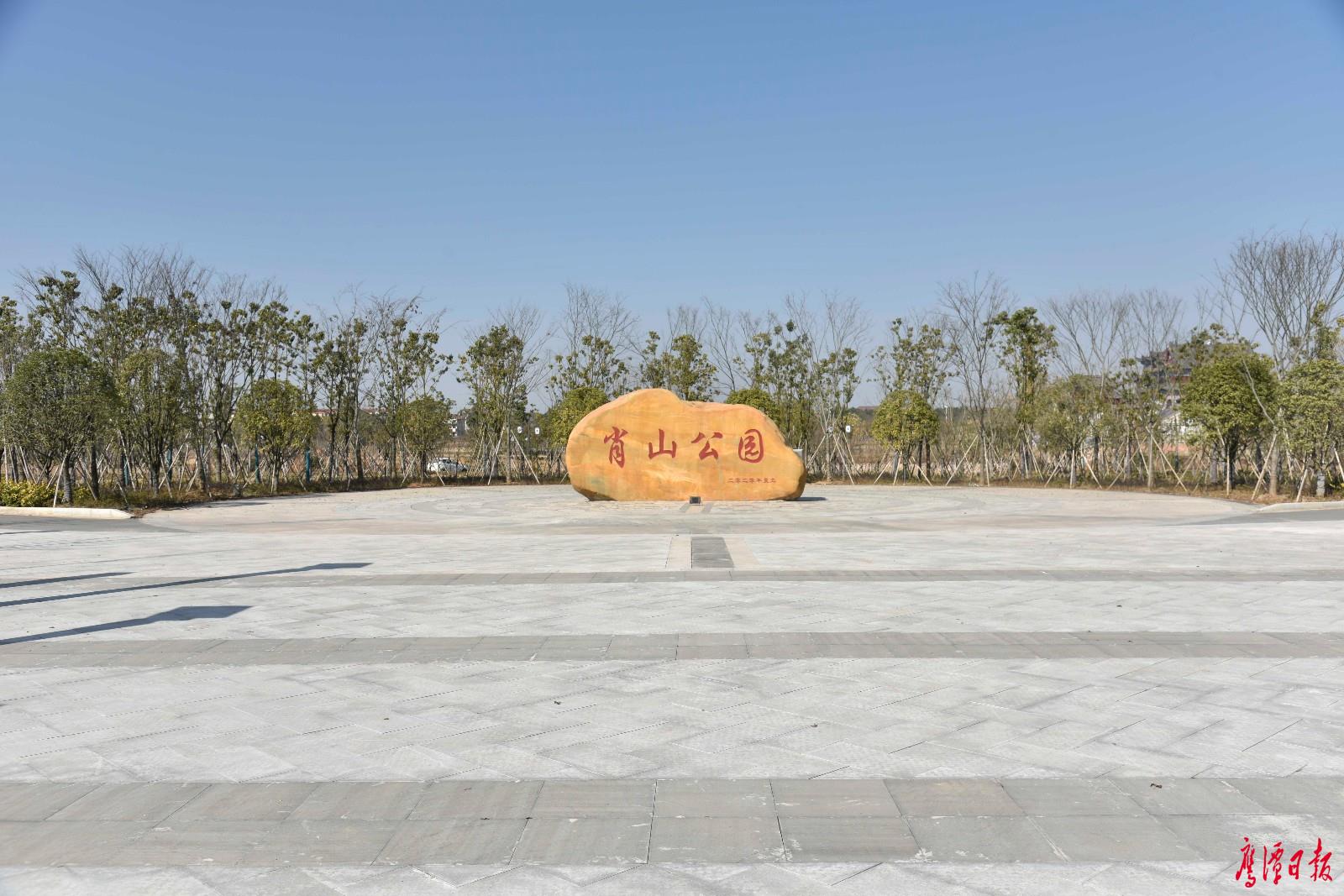 月湖区肖山公园建设忙