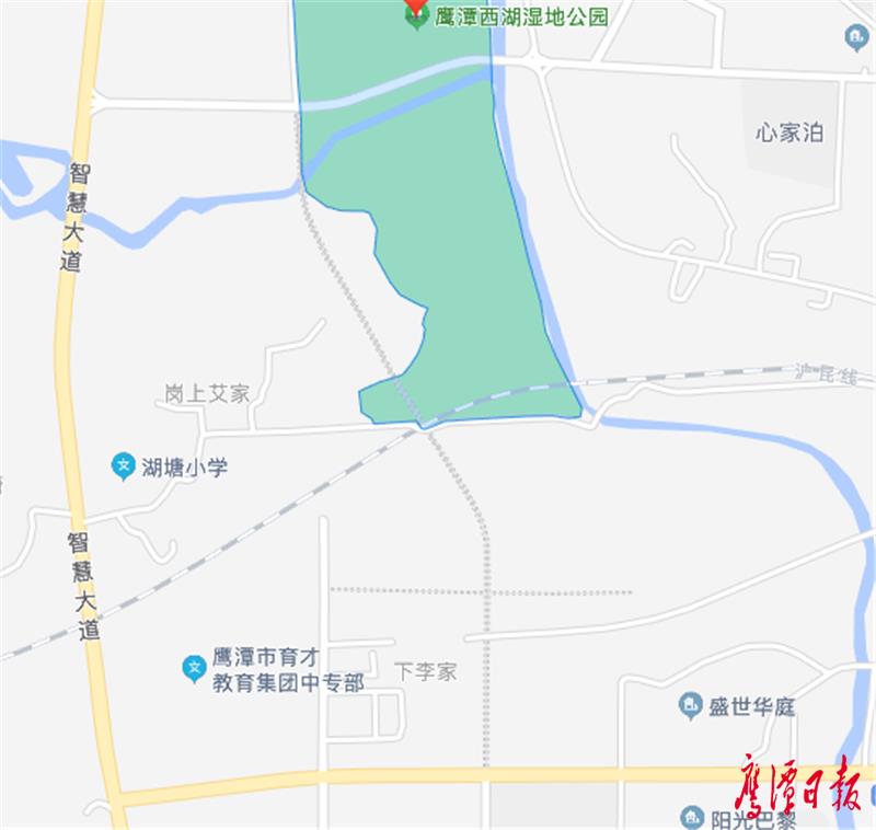 地图中纵向灰色线路即为鹰西南北通道.png